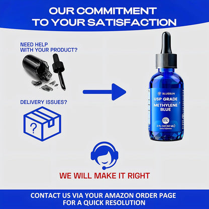 Bluesun Methylene Blue Drops 1% – USP Pharmaceutical Grade – 60 mL (10 mg/mL) – Image 6