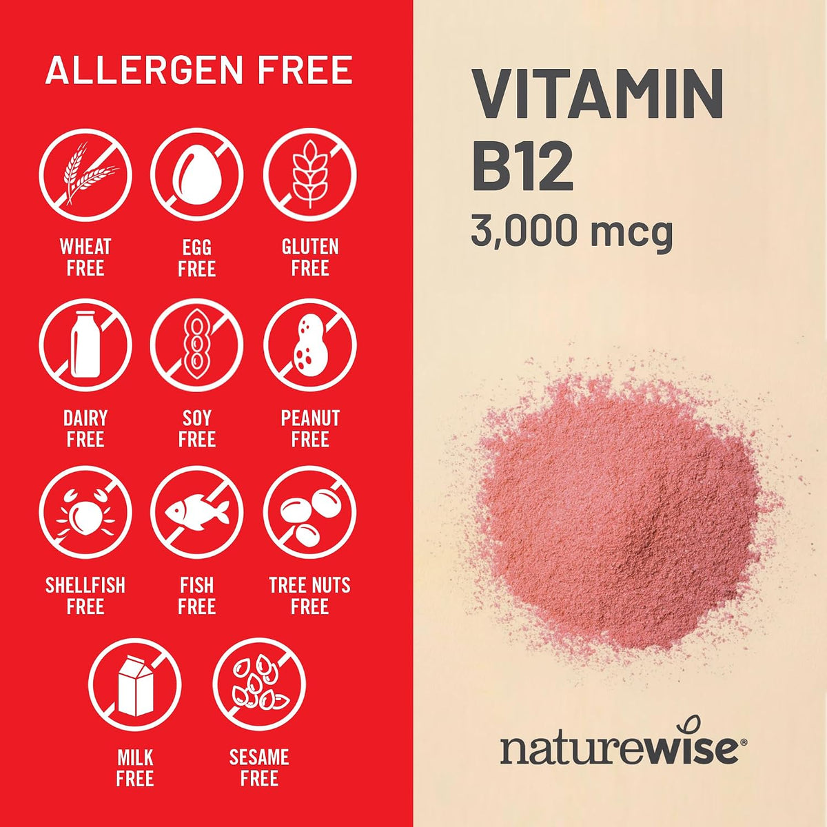 NatureWise Vitamin B12 3000 mcg High – 3,000 mcg of Vitamin B12 per softgel – Image 6