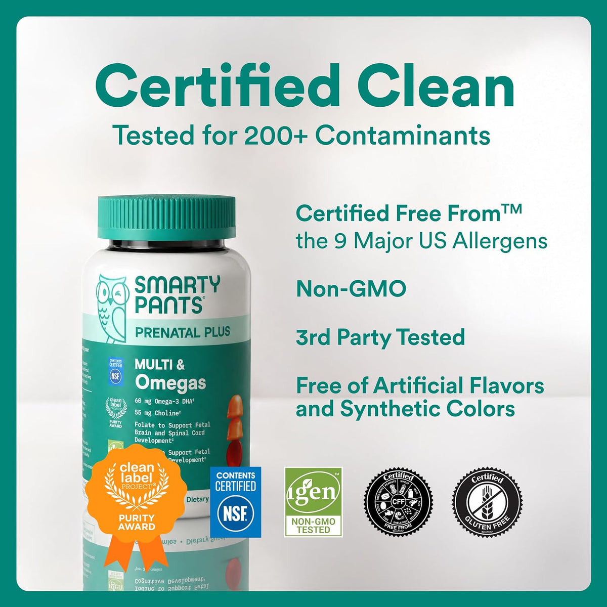 SmartyPants Prenatal Multivitamin Gummies, Omega 3 (DHA/EPA), Methylfolate, Biotin, Vitamin D3, C, Vitamin B12, B6, Vitamin – Image 8