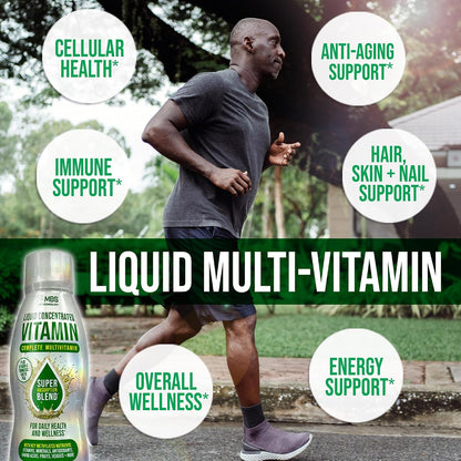 Liquid Multivitamin for Adults – Complete High-Absorption Daily Vitamin with Superfoods, CoQ10, B-Complex, Turmeric & PQQ – – Image 3