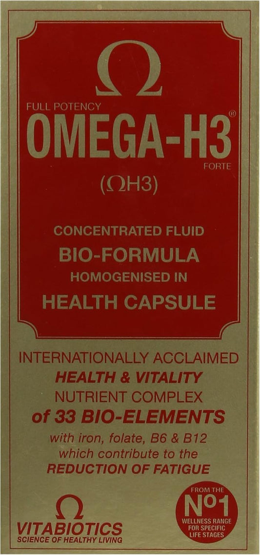 Omega-H3 Multivitamin Mineral - 30 Capsules – Vitamin D helps your immune system and helps your body absorb – Image 1