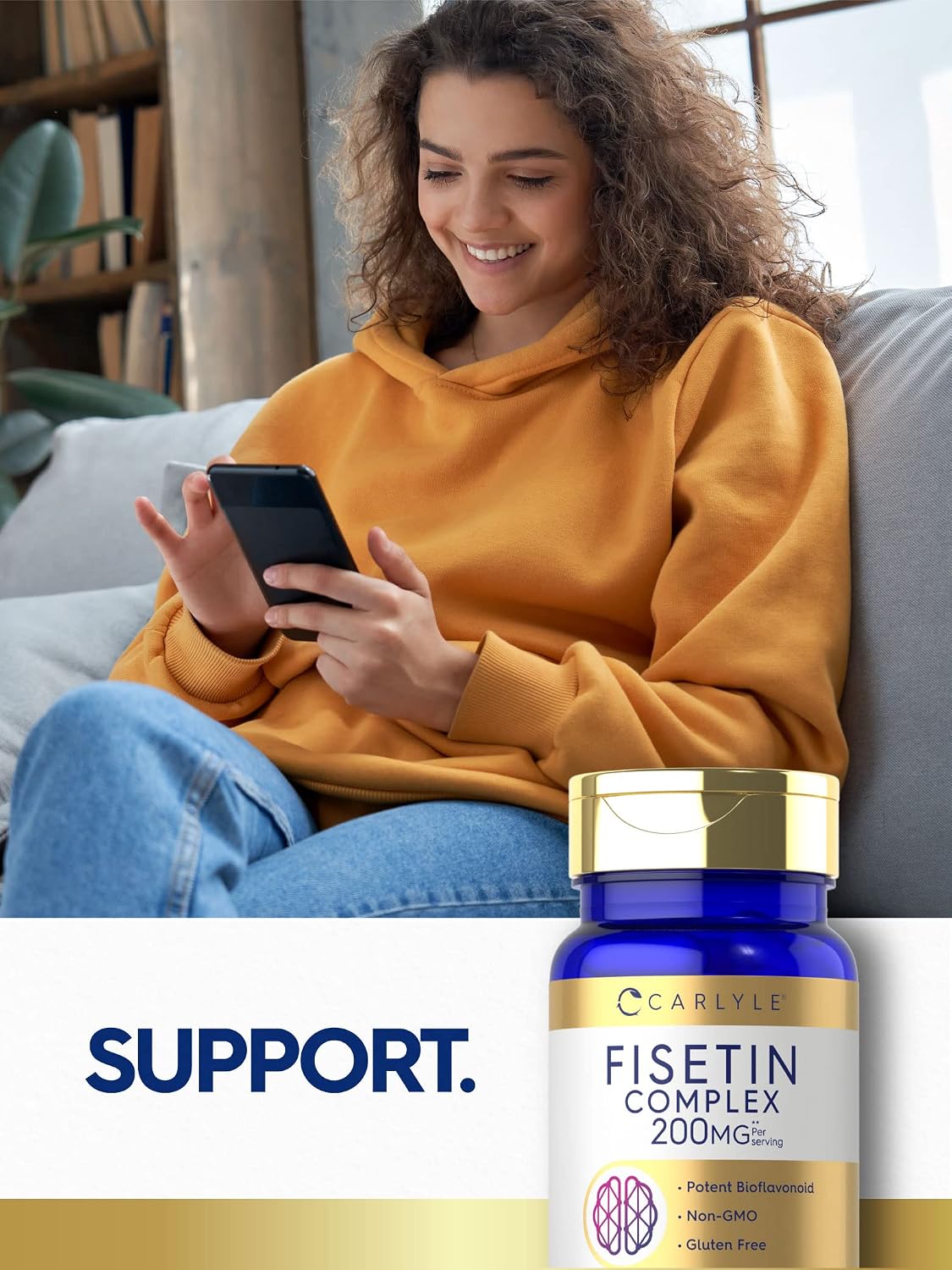 Carlyle Fisetin Complex Supplement – 90 Capsules - görsel 6