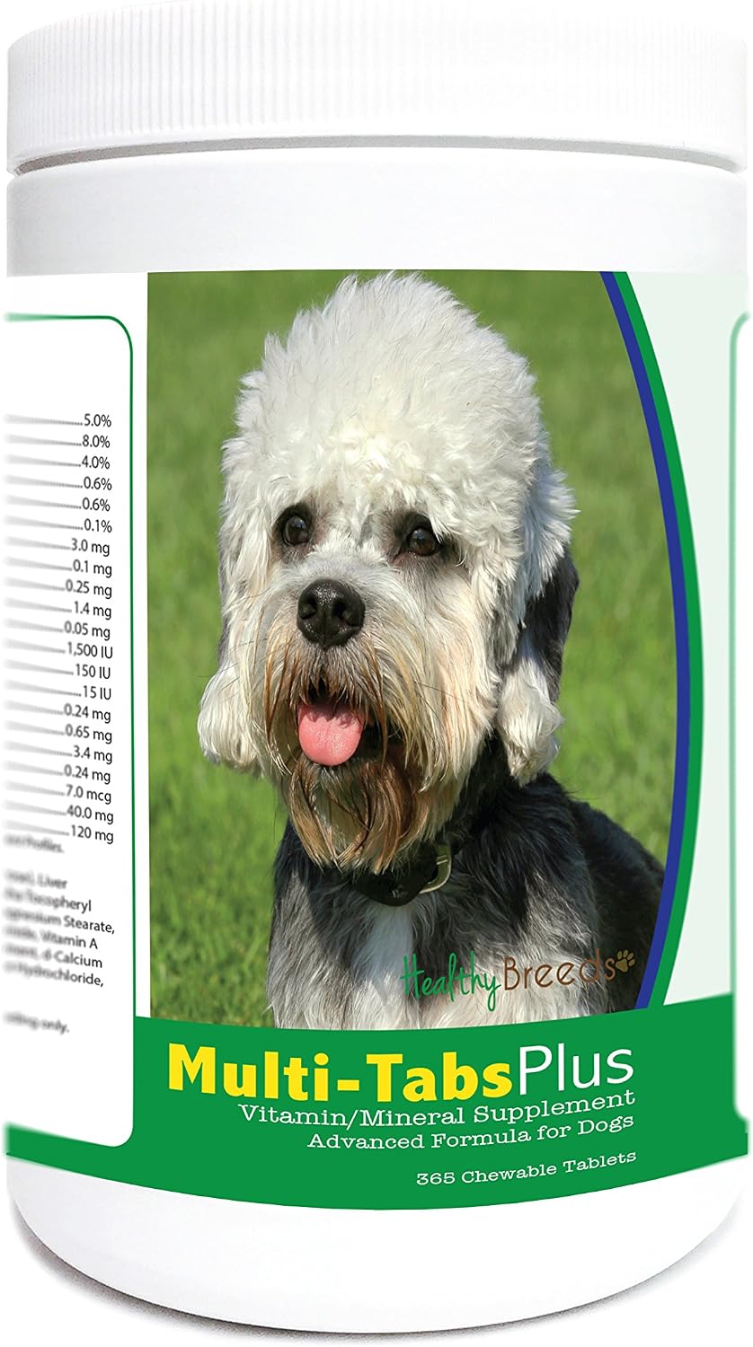 Healthy Breeds Multi-Tabs Plus Chewable Tablets for Dogs – 365 Count - görsel 1