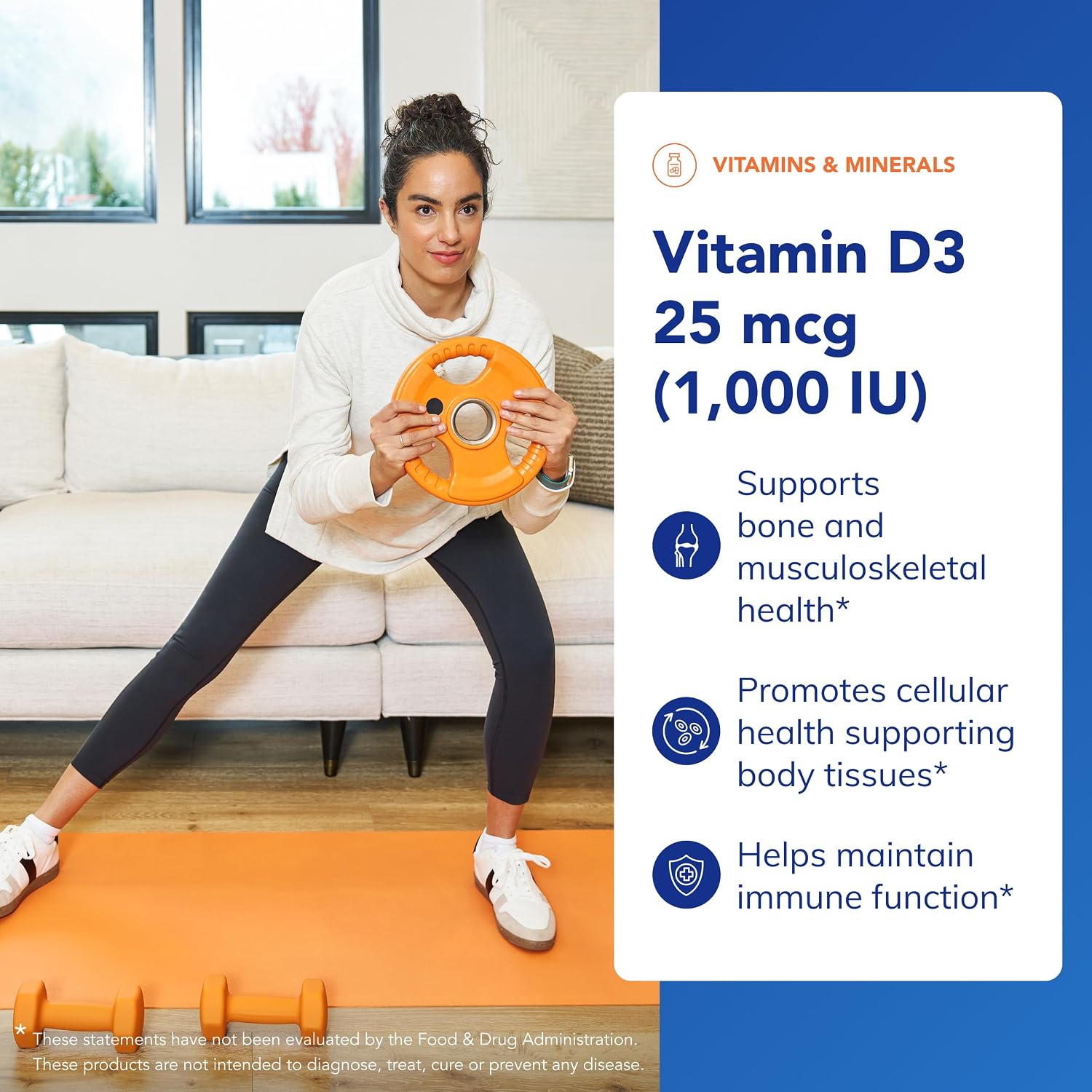 Pure Encapsulations Vitamin D3 25 mcg (1,000 IU) - 120 Capsules - görsel 3