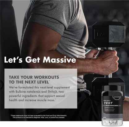 Anabolic Warfare Project Test – Testosterone Support Supplement with Botanicals