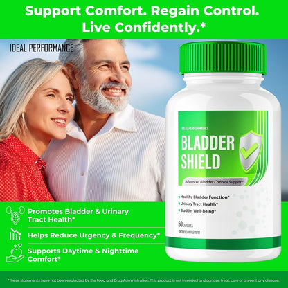 Bladder Shield Capsules - Advanced Bladder Control Support Supplement (60 Capsules) – Image 5