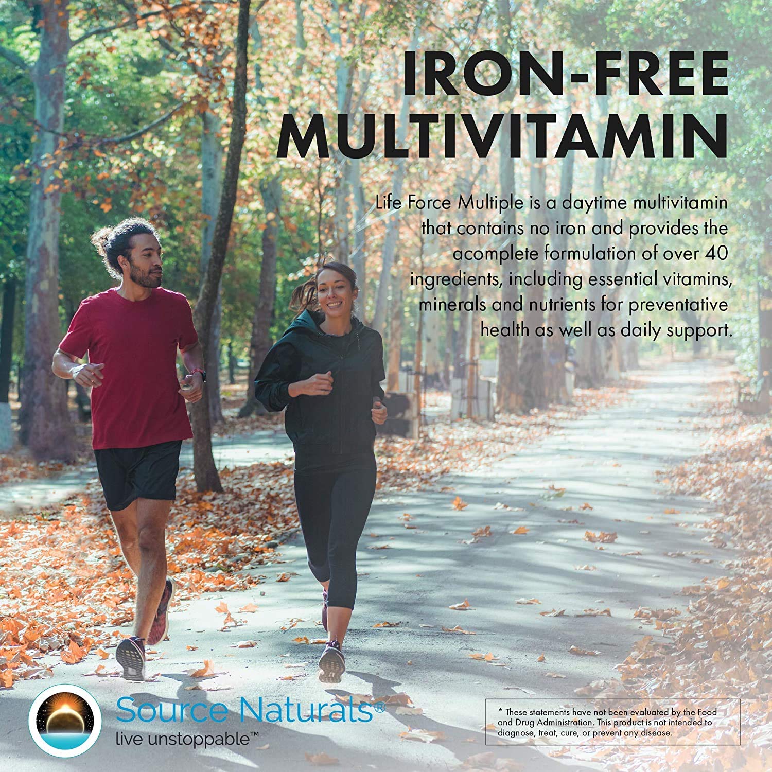 Source Naturals Life Force Multiple Iron Free Daily Multivitamin - 120 Tablets - görsel 8