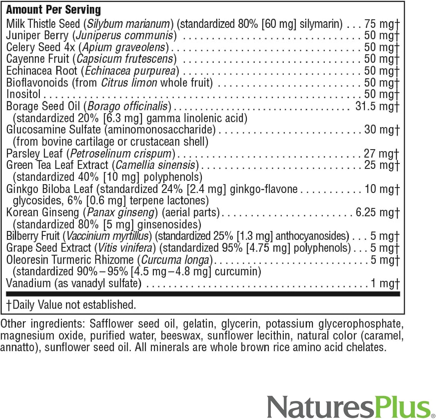 NaturesPlus Regeneration Multivitamin and Mineral Supplement with Botanical Extracts, 90 Softgels - görsel 5