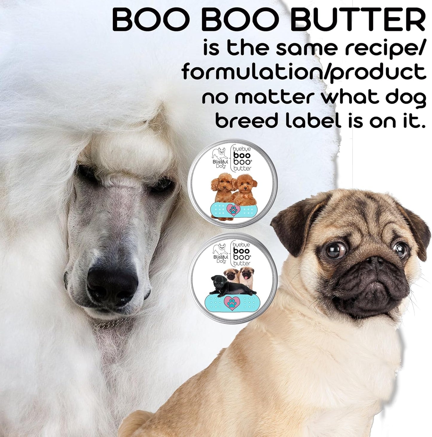The Blissful Dog .15 oz Tube French Bulldog Booboo Butter - görsel 5