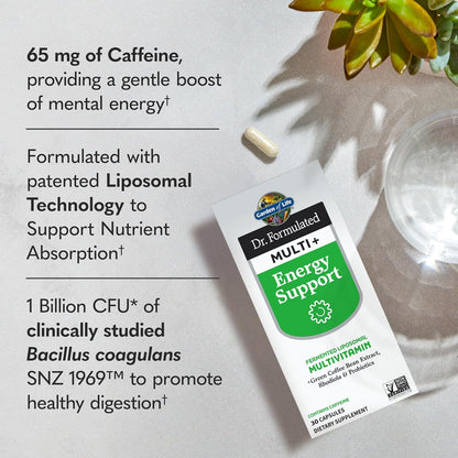 Garden of Life Multivitamin Liposomal Energy Capsules, 30 Capsules – Image 2