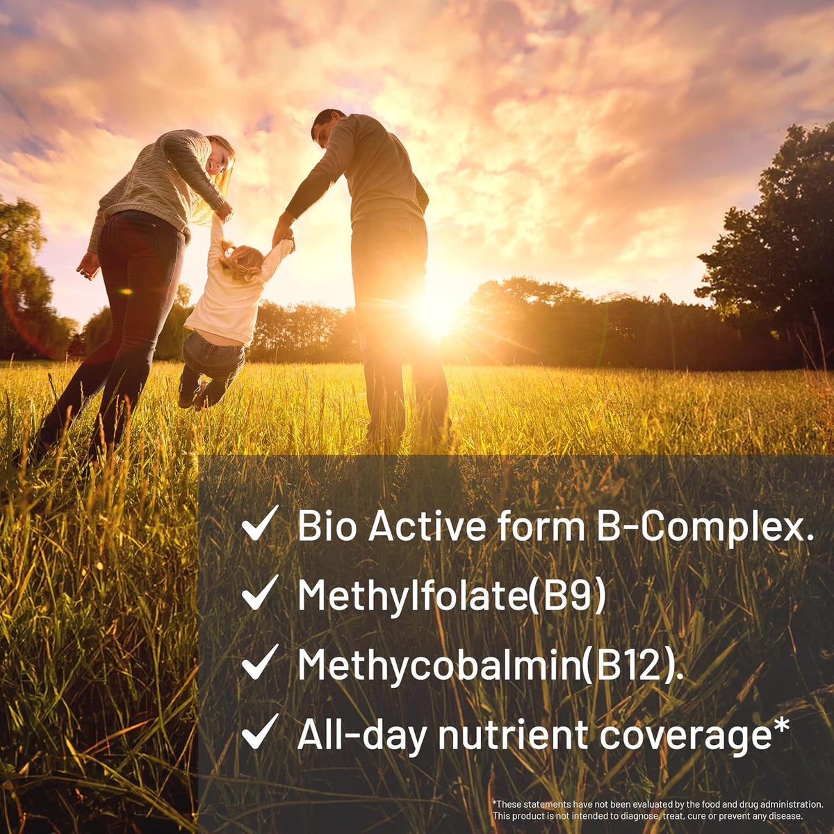 Vitamin B Complex - Active B1, B2, B3, B6, – Vitamin B6 – Involved in over 100 enzyme reactions, including amino – Image 4