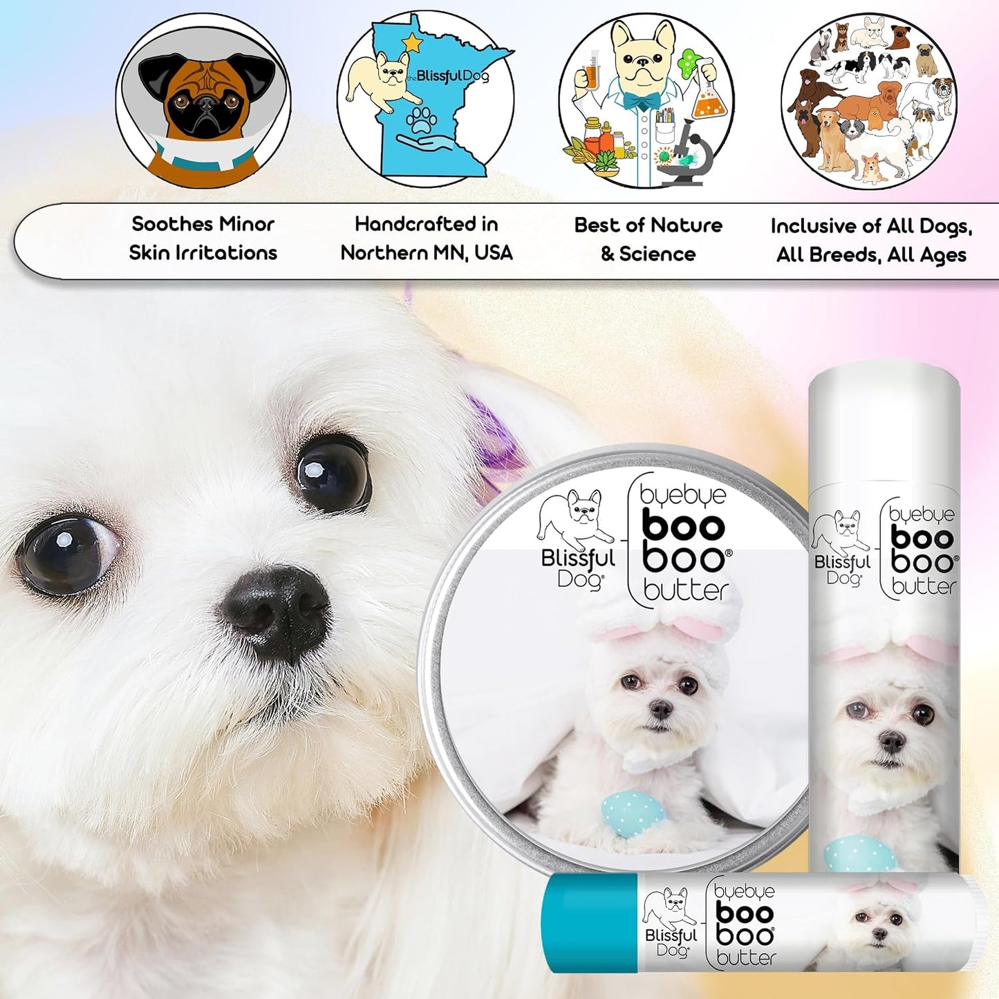 The Blissful Dog 113 g Tin Maltese Booboo Butter - görsel 5