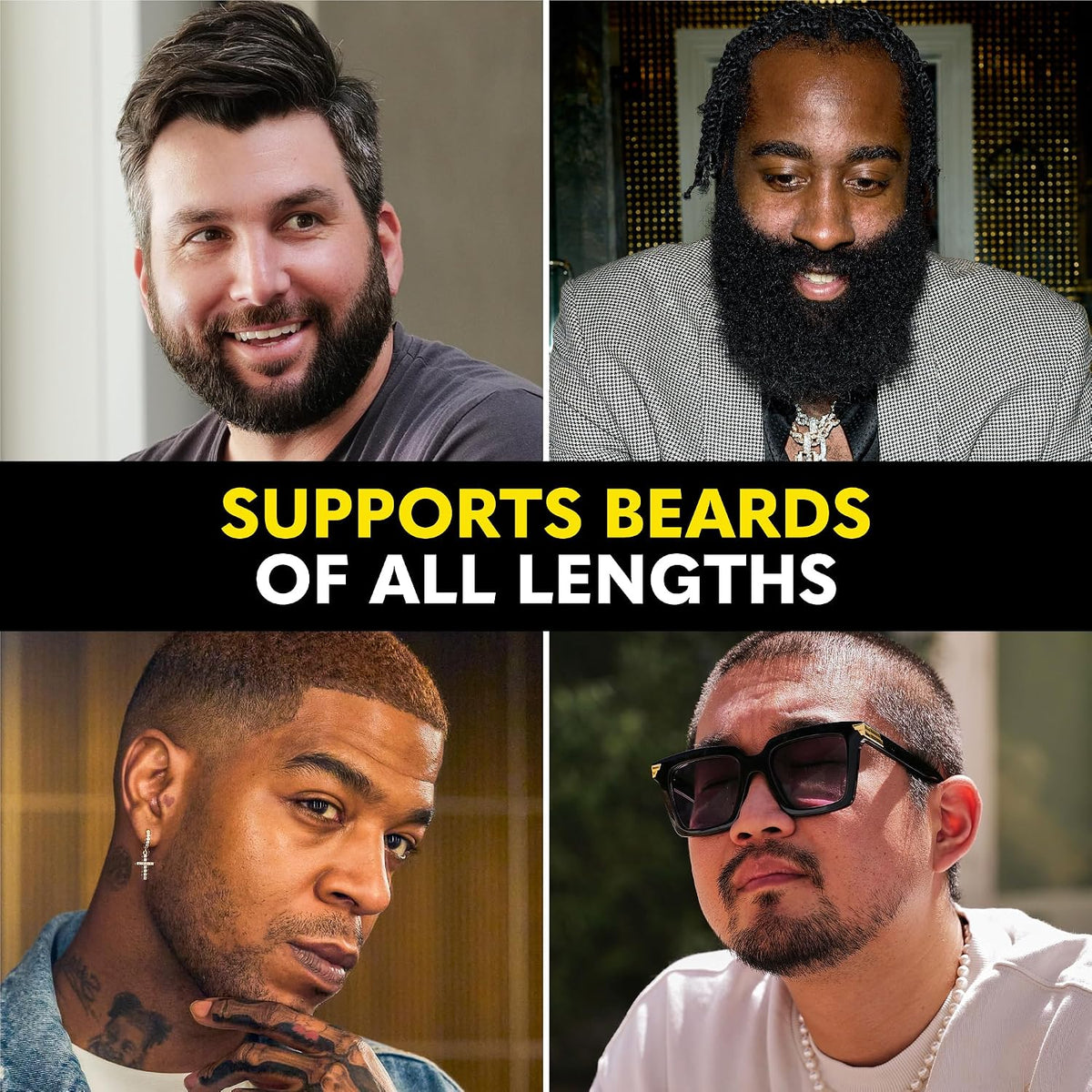 The Beard Club Biotin Beard Growth Vitamin Gummies - Hair Supplement for Men - Vitamins B12, E, & C to Support a Thicker – Image 4