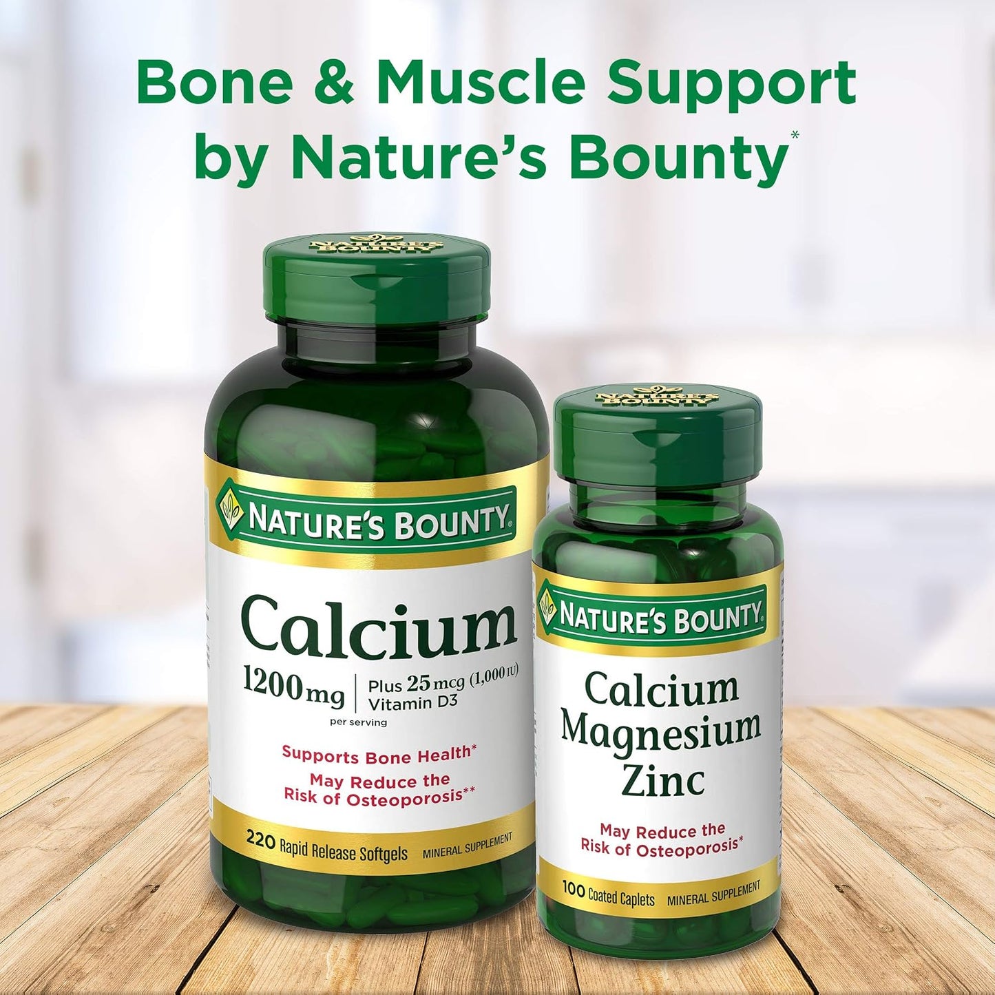Nature's Bounty Calcium & Vitamin D Gummies, 500mg Calcium & 1000 IU Vitamin D3, Fruit Flavour, 70 Count - görsel 4