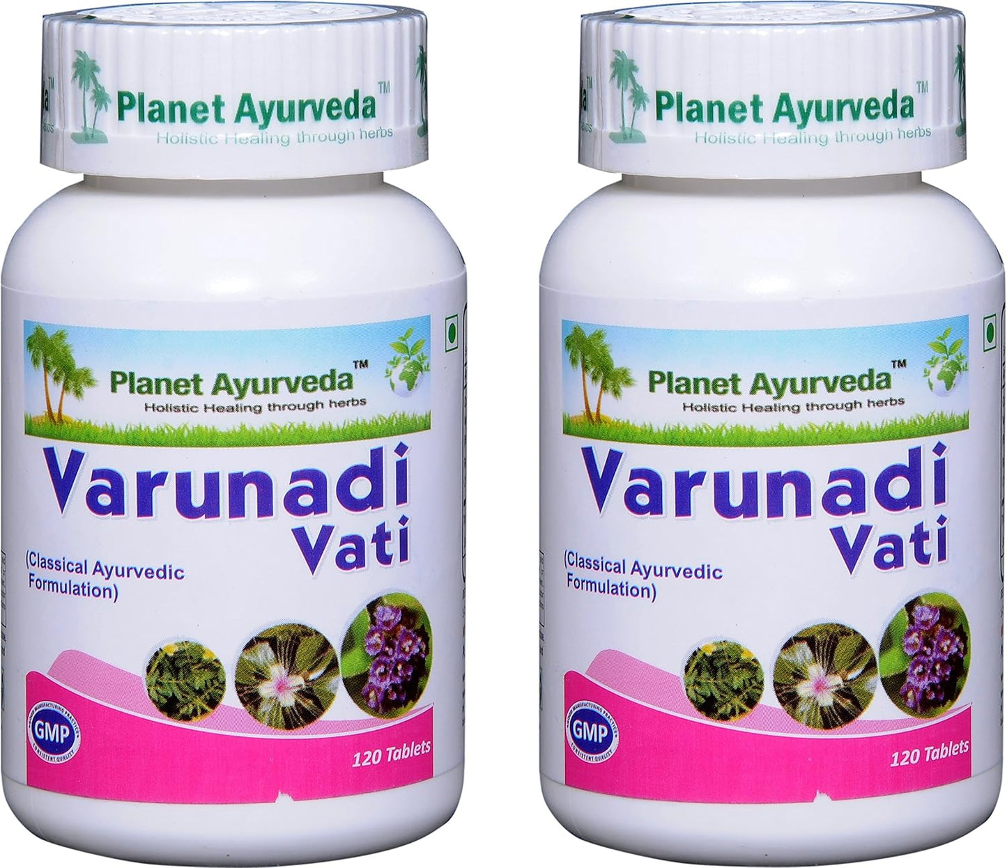 Planet Ayurveda Varunadi Vati – Herbal Tablets, 100% Natural and Pure (2 Bottles, 240 Tablets) - görsel 1