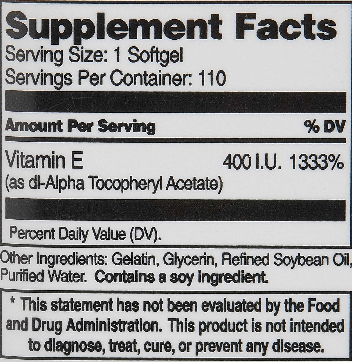 21st Century Vitamin E 400 IU Softgels, 110 Count - görsel 3