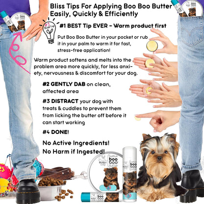 The Blissful Dog 8 oz TIN Yorkshire Terrier Booboo Butter