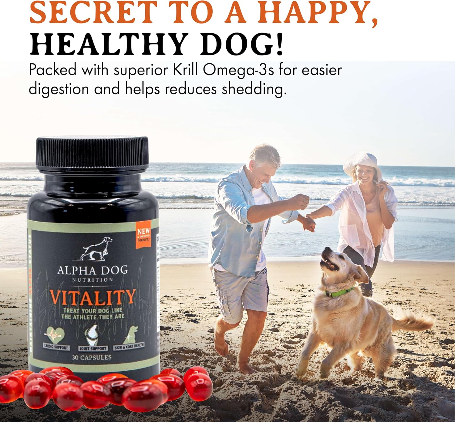 Krill Oil for Dogs – Vitality from Alpha Dog Nutrition - görsel 3