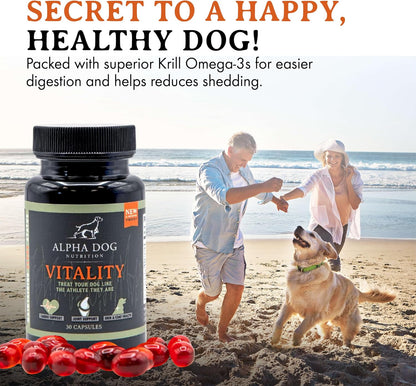 Krill Oil for Dogs – Vitality from Alpha Dog Nutrition
