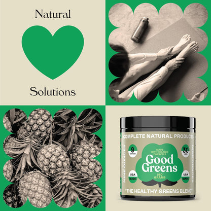 Good Greens Superfood Powder - The Healthy Greens Blend - 255g (30 Servings)