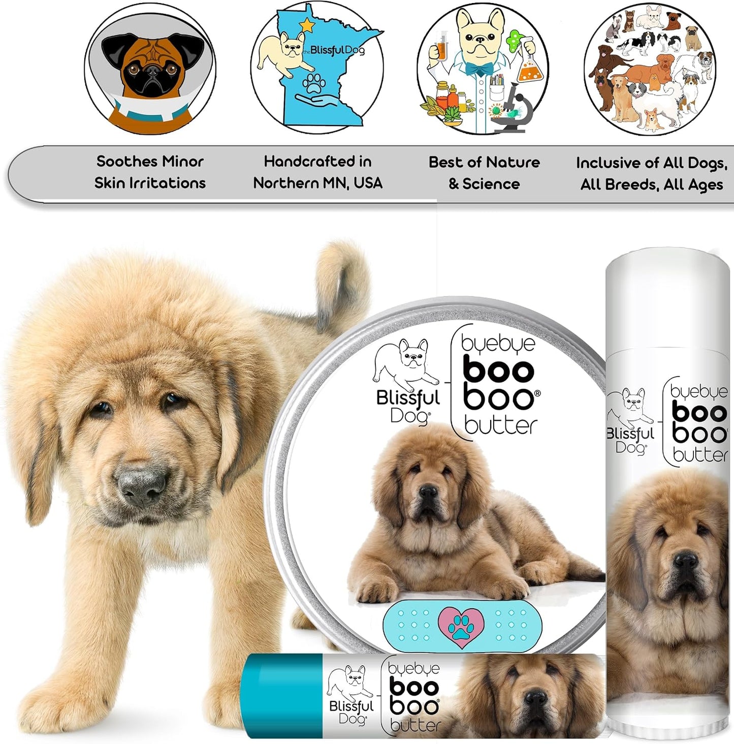 The Blissful Dog Tibetan Mastiff Boo Boo Butter, 454 g - görsel 5