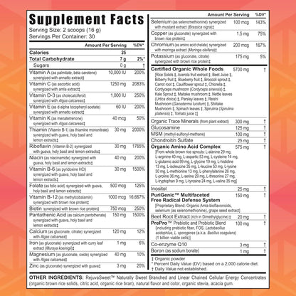 Youngevity Beyond Tangy Tangerine 2.0 Citrus Peach Fusion Multivitamin & Mineral Complex – Made with Natural & Whole Foods (8,000 ORAC)