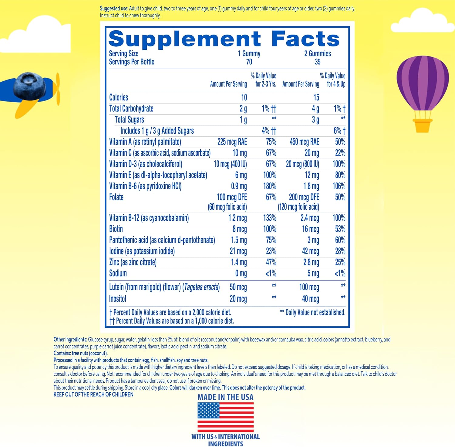 L'il Critters Kids Multivitamin Gummies, 70 Count - görsel 2