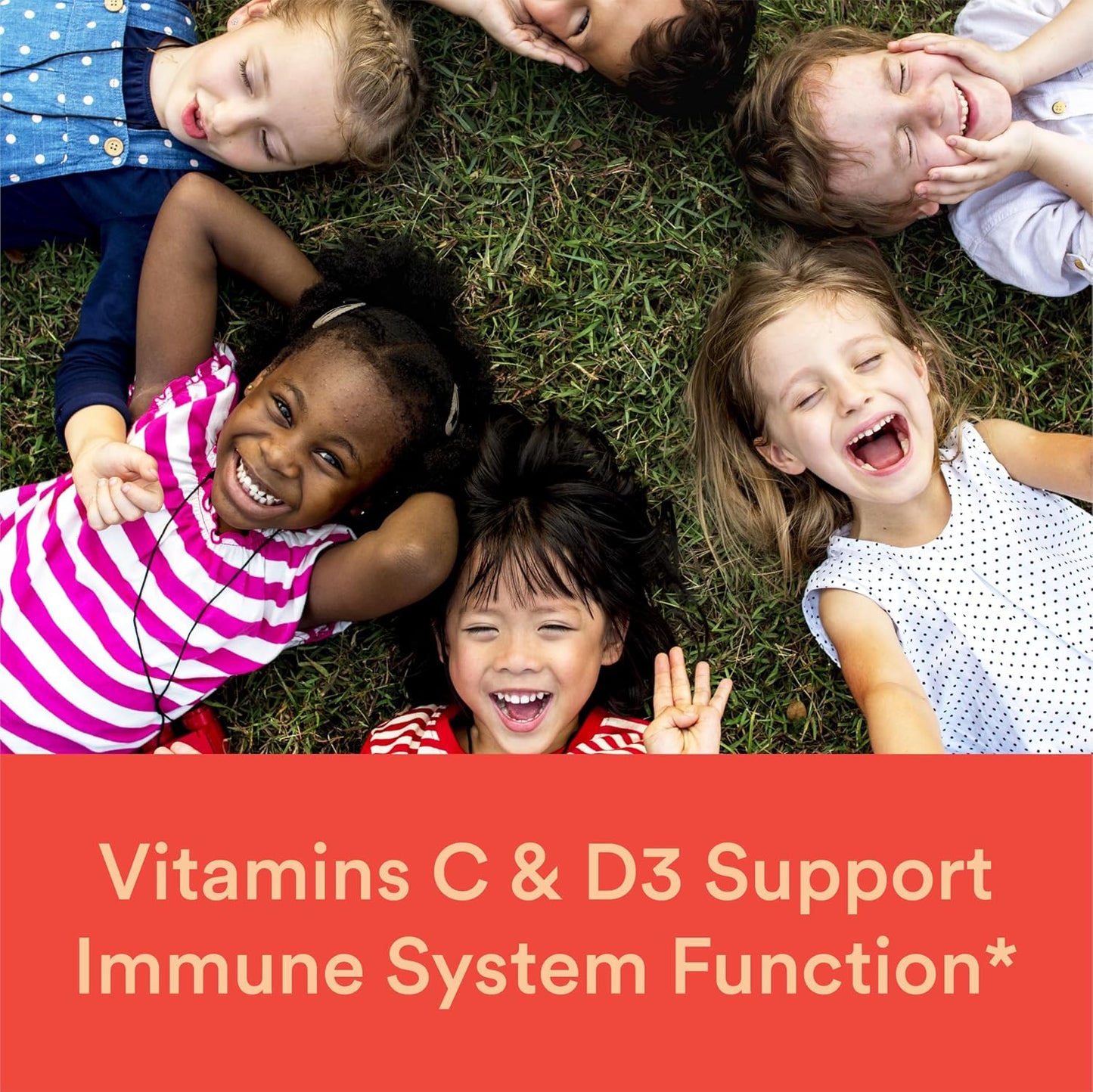 SmartyPants Kids Multivitamin Gummies with Omega 3 Fish Oil, Vitamin D3, C, B12, B6, A, K & Zinc for Immune Support, Biotin, Gluten Free, Natural Fruit Flavours, 120 Count - görsel 3