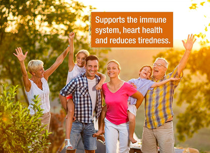 T&D German Multivitamin 10 Vitamins - 40 Vegan Drink Effervescent Tablets - Orange Flavour - Made in Germany
