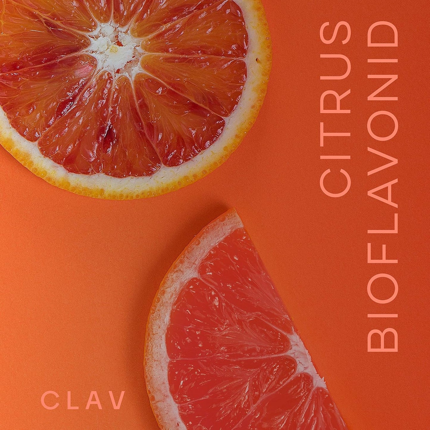 CLAV Citrus Bioflavonoids - Vegan Flavonoids Supplement with Bitter Orange and Grapefruit Extract - Antioxidant & Immune Support - 60 Capsules - görsel 2