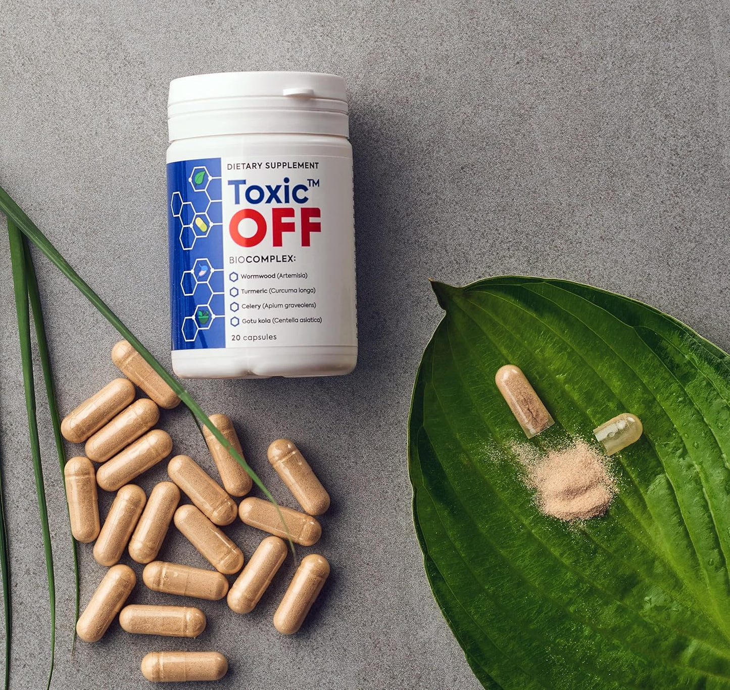 TOXIC OFF Daily Easy Swallow Capsules, 20 Servings - görsel 4