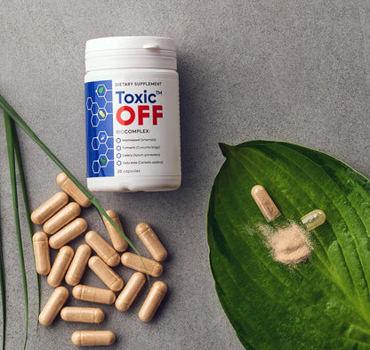 TOXIC OFF Daily Easy Swallow Capsules, 20 Servings
